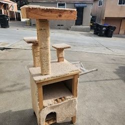 Custom Cat Tower On Wheels
