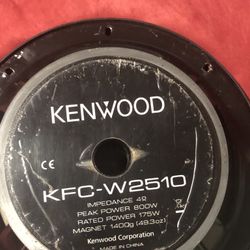 2. Kenwood 10 Inches  800 Watts 