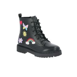 Girls combat boots size 3