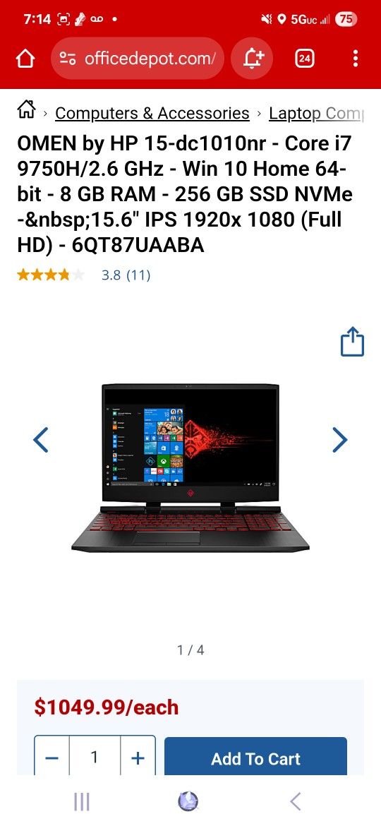 Omen Gaming Laptop