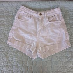 American Apparel white shorts Sz 26/27