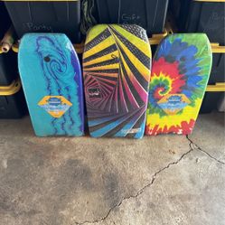 3 Brand New Bodyboards/Boogieboads