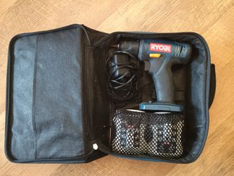 Ryobi 12 Volt Drill With 2 Batteries And Case