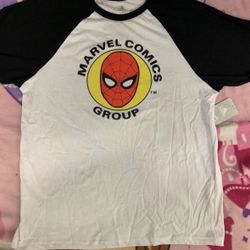 Marvel Spider Man Shirt Mens Large 
