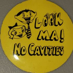 Kid Award For No Cavities From Dentist 1960's