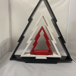 Hand Crafted Wood Christmas Trees