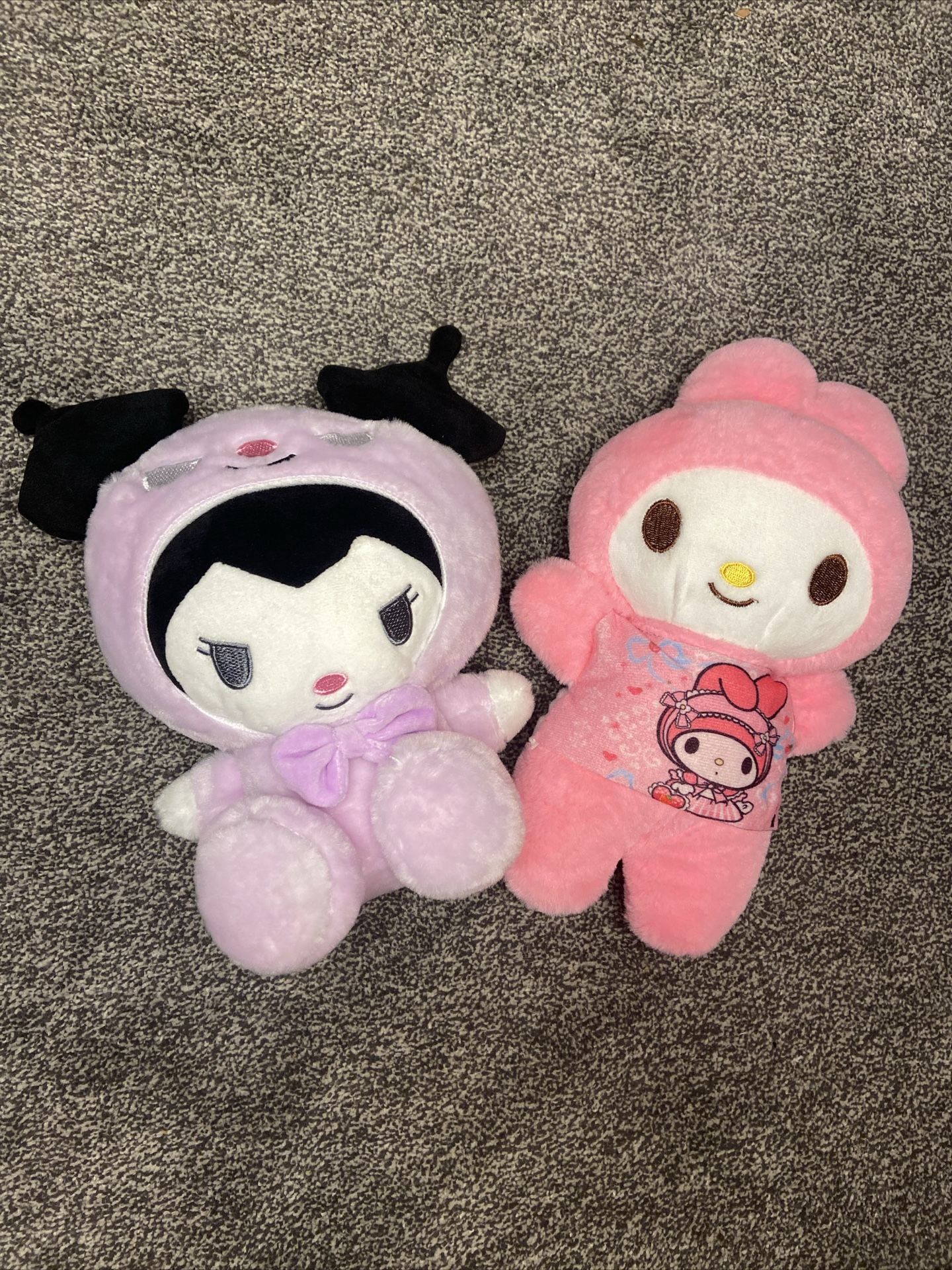My Melody And Kuromi Plushie Set