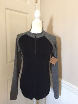 MAZE COLLECTION Black and grey Athletic Jacket