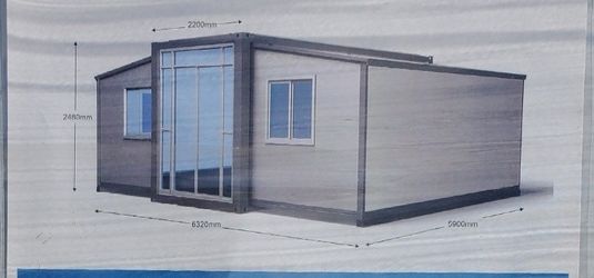 NEW 2 Bedroom 1 Bath Expandable Container Home Casita Tiny Home 