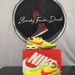 Nike Air Max Waffle Sprinter Green Electrolime Men Sz 14