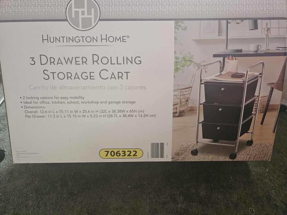 Mini Storage Cart On Wheels!