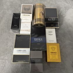 Colognes and Perfumes ($50 each)