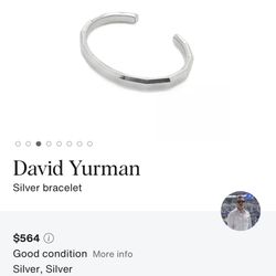 David Yurman 925 Cuff Bracelet