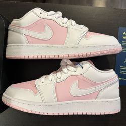 Nike Air Jordan 1 Low “Pink” Youth 5.5Y / Women’s 7