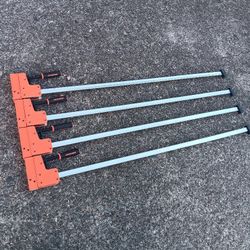 Jorgensen 48in Bar Clamp Clamps 4 Almost New Condition. Many Other Tools. For Pick Up Fremont Seattle. No Low Ball Offers Please. No Trades 