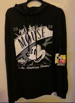 Disneyland Mickey Mouse black hoodie 90th anniversary hoodie