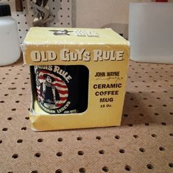 Old Guys Rule Coffee Mug John Wayne 10$