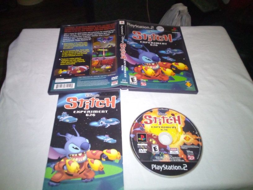 PS2 Game Disney's Stitch Experiment 626