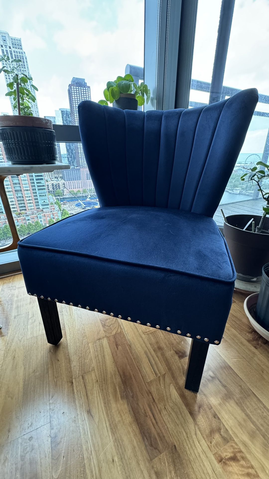 Velvet Accent Chair