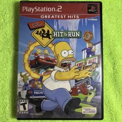 PlayStation 2 Simpsons Hit And Run Greatest Hits 