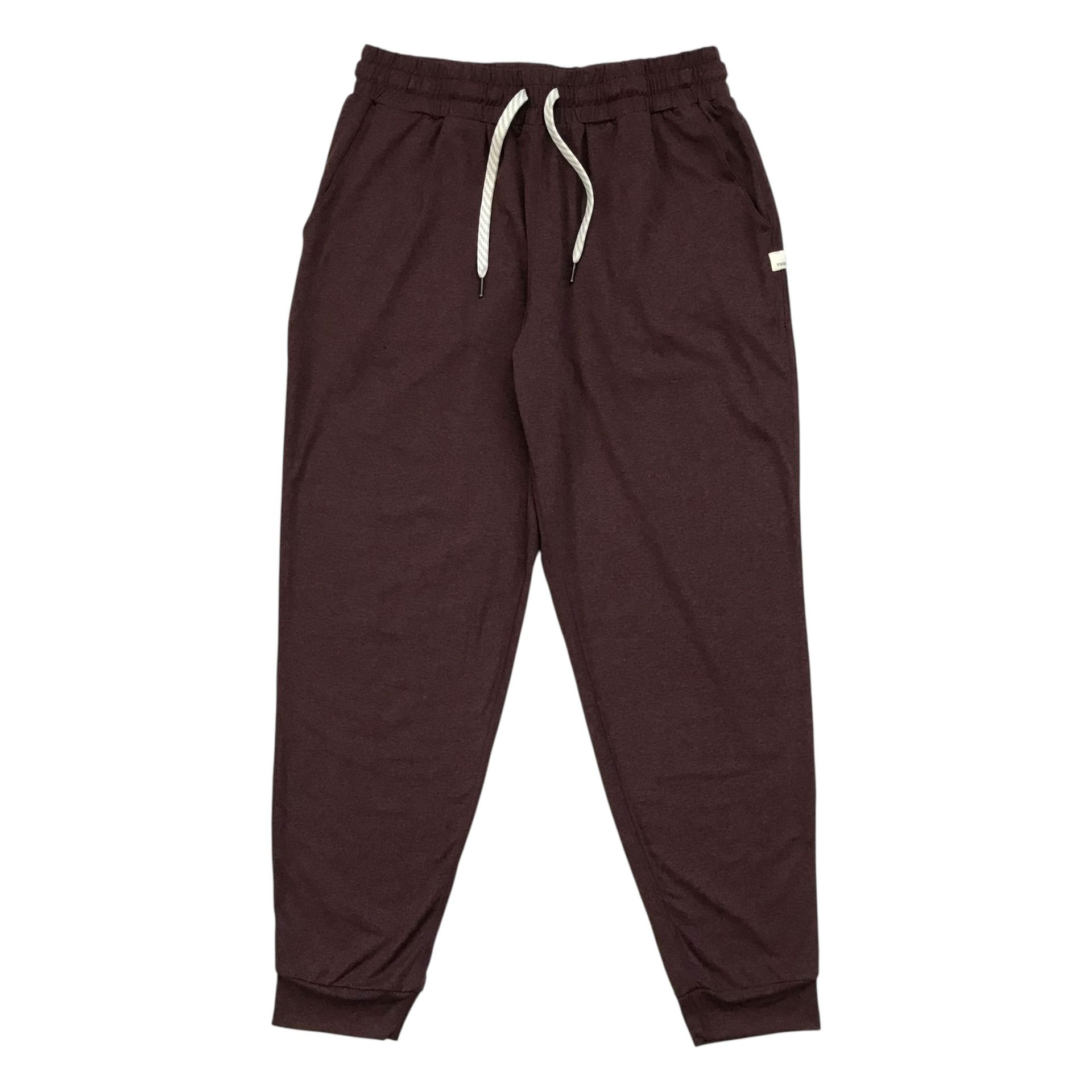Vuori Boyfriend Dream Knit Joggers Small S Womens Chestnut Gym Performance VW457