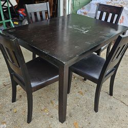 Dining Table 4 Chairs