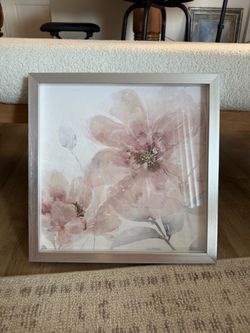 Framed Floral Wall Art Print