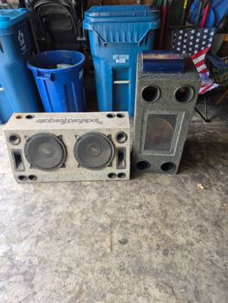 Rockford Folsgate box and speaker box 12in or 10in