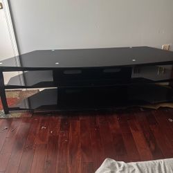 Glass Shelves TV Stand for TVs up to 55" - 