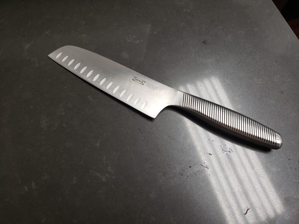 Ikea 365+ 6.5" Santoku Knife. X50CrMoV15 Stainless Steel. Hand