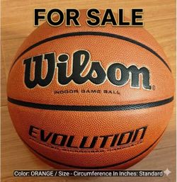 New Wilson Evolution Micro Fiber Indoor Basketball