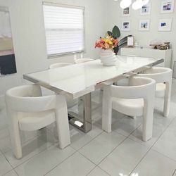 BOUCLE DINING CHAIRS on sale now