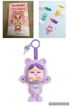 Share Bear Crybaby x Care Bears Series Vinyl Plush Pendant