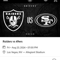 Raiders vs 49ers