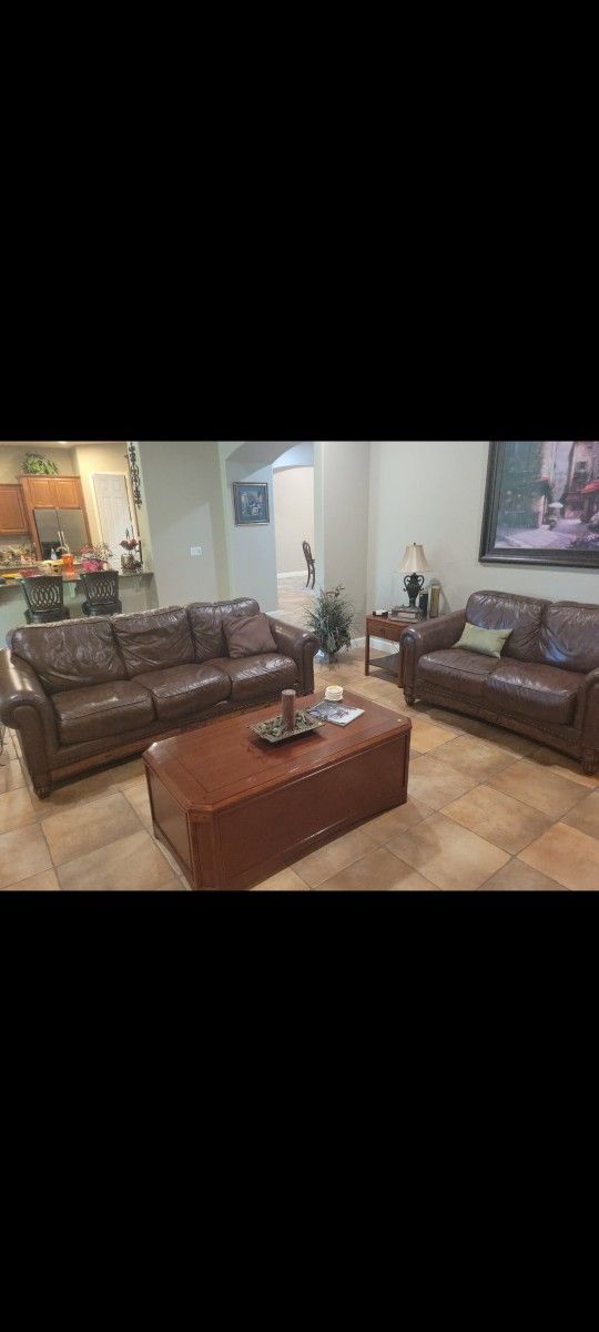 Leather Couches $150