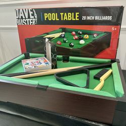 Dave & Busters  Table Top Pool Table 