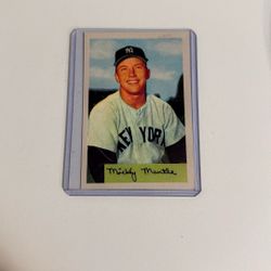 1954 Bowman Mickey Mantle #65