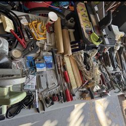 115+ Pc Lot Hand + Power Tools Lot Tool Boxes Hammers, Screw Drivers, Level, Circular Saw, Rockwell