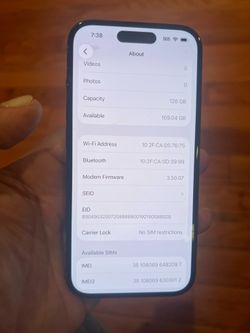iPhone 15 128 Gigs Unlocked for any carrier