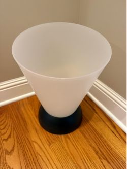 Sleek Modern Conical Wastebasket / Trash Can