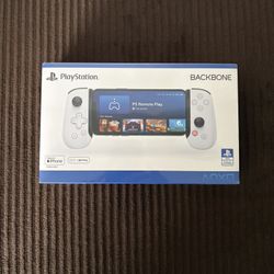 Backbone One PlayStation Edition mobile gaming controller for iPhone. 