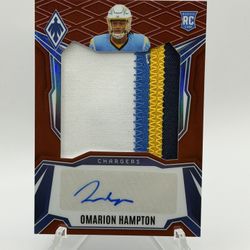 Omarion Hampton 4 Color Jumbo RPA Numbered /99