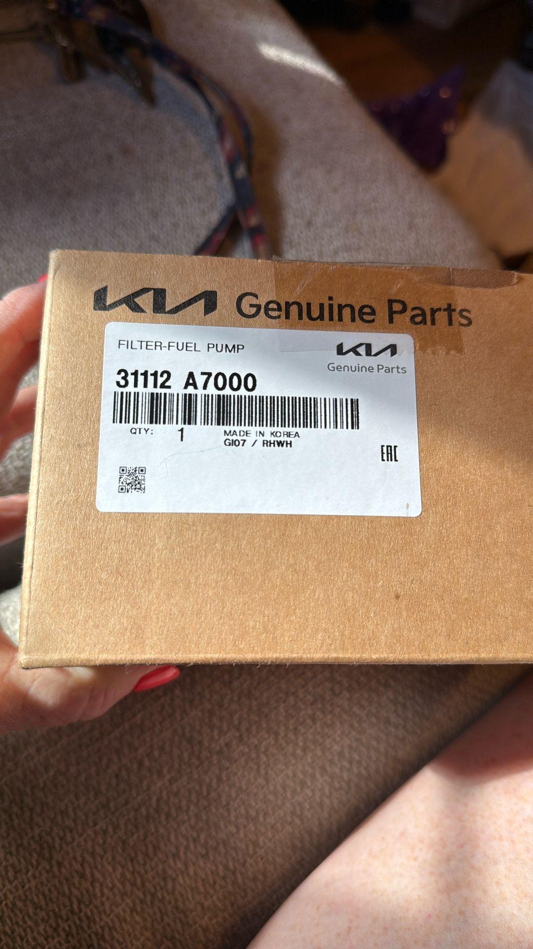 Fuel Filter—Kia OEM