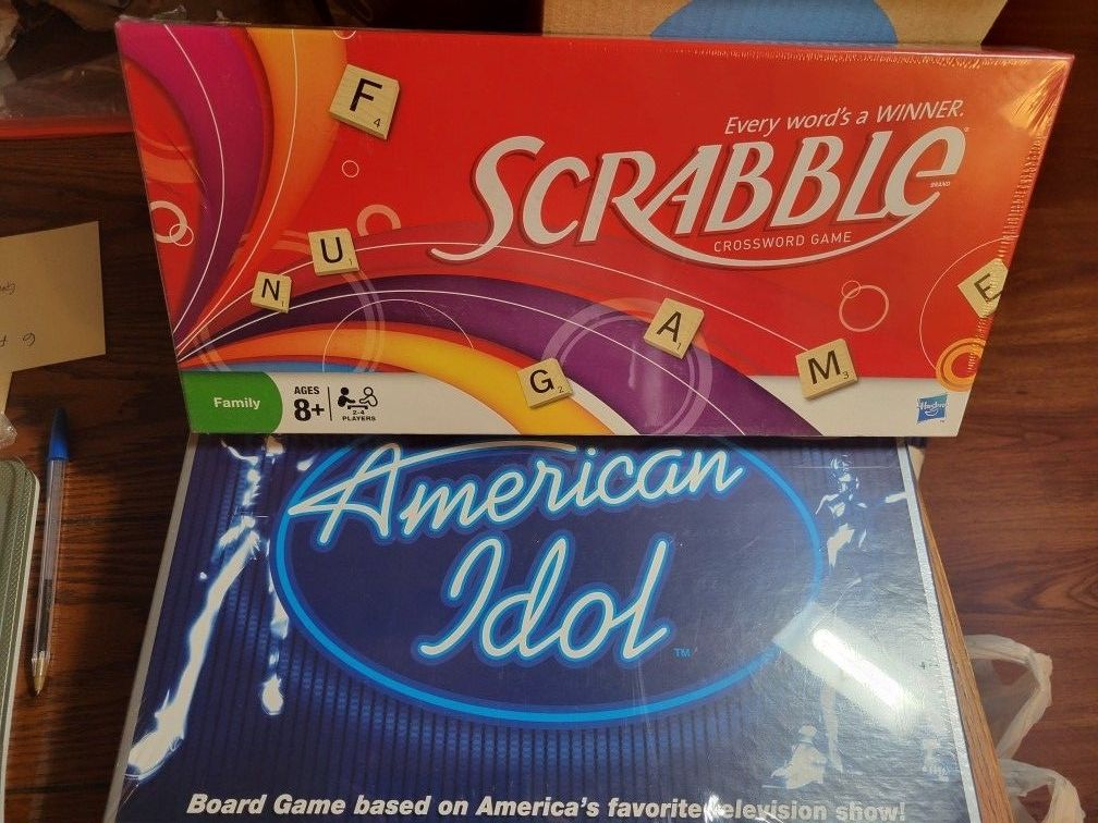 Scrabble Or American Idol Board Game BRAND NEW