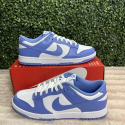 Men's Sz 11 - Nike Dunk Low Polar Blue UNC White Sneakers Retro DV0833-400 NEW