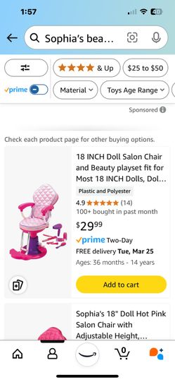 18 inch adjustable salon chair with accessories