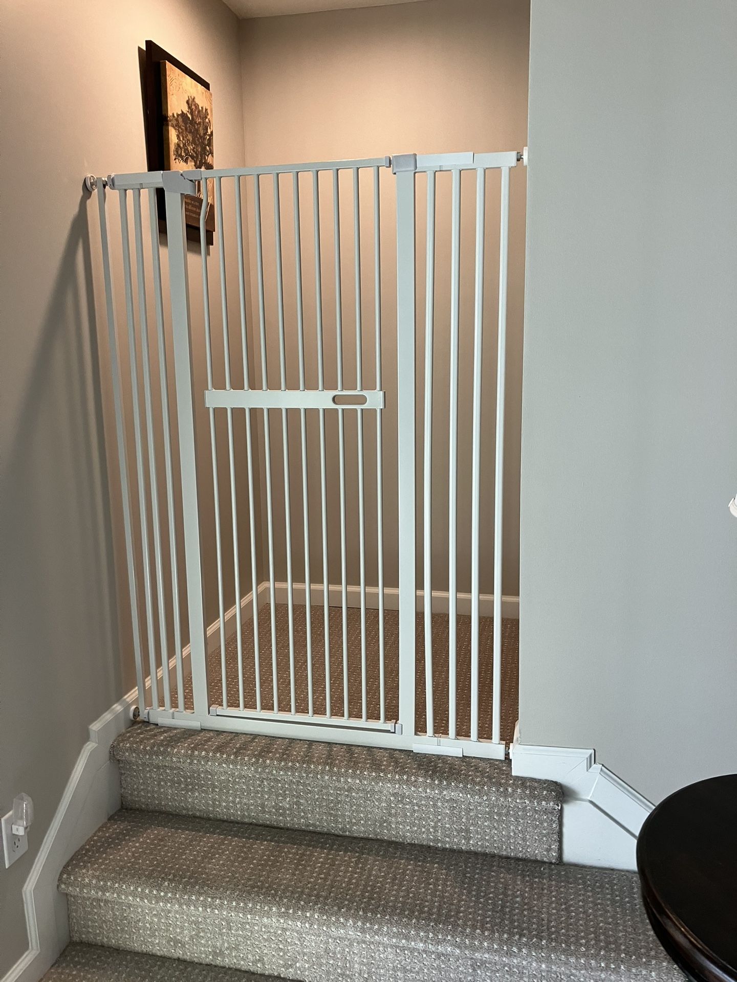 Pet gate - Extra Tall White Metal 