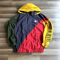 Vintage 90s Tommy Hilfiger Colorblock Jacket