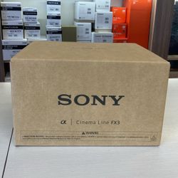 Sony FX3 Camera 