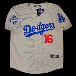 Smith Dodgers Grey Jersey